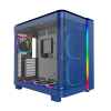 Корпус Montech KING 95 PRO (Prussian blue) ATX/Micro-ATX/Mini-ITX 2xUSB3.0 1xType-C 1xAudio 1xMic 1xLED Button Синий