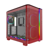 Корпус Montech KING 95 PRO (Red) ATX/Micro-ATX/Mini-ITX 2xUSB3.0 1xType-C 1xAudio 1xMic 1xLED Button Красный