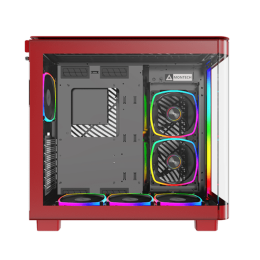 Корпус Montech KING 95 PRO (Red) ATX/Micro-ATX/Mini-ITX 2xUSB3.0 1xType-C 1xAudio 1xMic 1xLED Button Красный