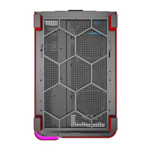 Корпус Montech KING 95 PRO (Red) ATX/Micro-ATX/Mini-ITX 2xUSB3.0 1xType-C 1xAudio 1xMic 1xLED Button Красный