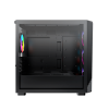 Корпус Montech X5M (B) Micro-ATX/Mini-ITX 1xUSB3.0 1xUSB2.0 1xType-C 1xAudio 1xLED Button Черный