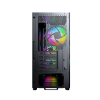 Корпус Montech X5M (B) Micro-ATX/Mini-ITX 1xUSB3.0 1xUSB2.0 1xType-C 1xAudio 1xLED Button Черный
