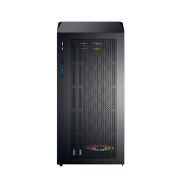 Корпус Montech X5M (B) Micro-ATX/Mini-ITX 1xUSB3.0 1xUSB2.0 1xType-C 1xAudio 1xLED Button Черный