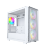 Корпус Montech X5M (W) Micro-ATX/Mini-ITX 1xUSB3.0 1xUSB2.0 1xType-C 1xAudio 1xLED Button Белый