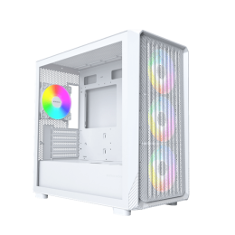 Корпус Montech X5M (W) Micro-ATX/Mini-ITX 1xUSB3.0 1xUSB2.0 1xType-C 1xAudio 1xLED Button Белый