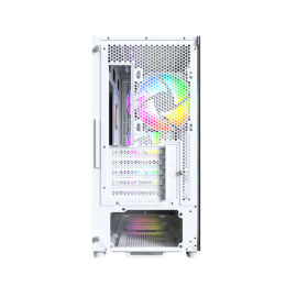 Корпус Montech X5M (W) Micro-ATX/Mini-ITX 1xUSB3.0 1xUSB2.0 1xType-C 1xAudio 1xLED Button Белый