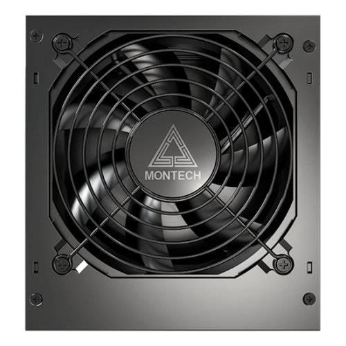 Блок питания Montech 750W, APX 750W, Non Modular, ATX, 80+ WHITE, КПД 90%, Fan 120mm, Черный