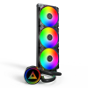 Водяное охлаждение для CPU Montech LightFlow ARGB 360 (B) TDP 300W 3x120 1170/1851/AM4/AM5 Black
