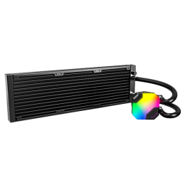 Водяное охлаждение для CPU Montech HyperFlow ARGB 360 (B) TDP 320W 3x120 115x-1851/AM3-AM5 Black