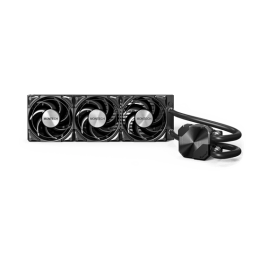 Водяное охлаждение для CPU Montech HyperFlow Silent 360 (B) TDP 350W 3x120 115x-1851/AM3-AM5 Black