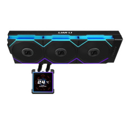 Водяное охлаждение для CPU Lian Li HydroShift II LCD-S 360TL 3x120mm Black G89.GHS2LCDS36TFB.00