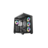 Корпус Ocypus Gamma C74 BK ARGB ATX/mATX/mini-ITX 2xUSB3.0 1xType-C 1xAudio Черный Gamma-C74-BKD400XX-GL