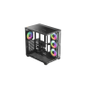 Корпус Ocypus Gamma C74 BK ARGB ATX/mATX/mini-ITX 2xUSB3.0 1xType-C 1xAudio Черный Gamma-C74-BKD400XX-GL