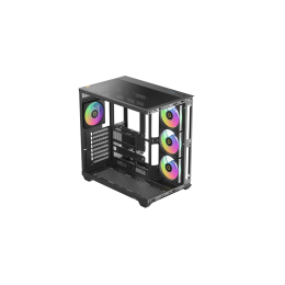 Корпус Ocypus Gamma C74 BK ARGB ATX/mATX/mini-ITX 2xUSB3.0 1xType-C 1xAudio Черный Gamma-C74-BKD400XX-GL