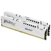 Оперативная память 32GB Kit (2x16) DDR5 5200MHz Kingston FURY Beast White XMP CL40 KF552C40BWK2-32