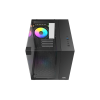 Корпус AOC CG389B 3F M-ATX/ITX 1xUSB2.0 1xUSB3.0 1xType-C 1xAudio/Mic 1x3.5" 2x2.5" Черный (поддержка материнских плат форм-фактора M-ATX (uATX/compact-MATX) размером до 244×185мм) AOC-CG389-BF3V1R0T3-G