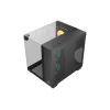 Корпус AOC CG389B 3F M-ATX/ITX 1xUSB2.0 1xUSB3.0 1xType-C 1xAudio/Mic 1x3.5" 2x2.5" Черный (поддержка материнских плат форм-фактора M-ATX (uATX/compact-MATX) размером до 244×185мм) AOC-CG389-BF3V1R0T3-G