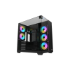 Корпус AOC CG409B 5F ATX/M-ATX/ITX 2xUSB3.0 1xType-C 1xAudio/Mic 1x3.5" 2x2.5" Черный AOC-CG409-BF5V1R0T3-G