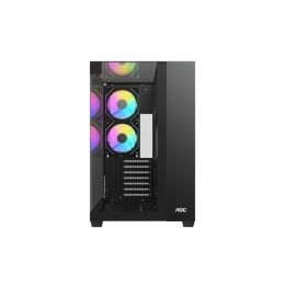Корпус AOC CG409B 5F ATX/M-ATX/ITX 2xUSB3.0 1xType-C 1xAudio/Mic 1x3.5