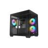 Корпус AOC CG391B 3F M-ATX/ITX 1xUSB2.0 1xUSB3.0 1xType-C 1xAudio/Mic 1x3.5" 3x2.5" Черный (поддержка материнских плат форм-фактора M-ATX (uATX/compact-MATX) размером до 244×185мм) AOC-CG391-BF3V1R0T2-G