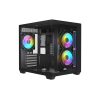 Корпус AOC CG391B 3F M-ATX/ITX 1xUSB2.0 1xUSB3.0 1xType-C 1xAudio/Mic 1x3.5" 3x2.5" Черный (поддержка материнских плат форм-фактора M-ATX (uATX/compact-MATX) размером до 244×185мм) AOC-CG391-BF3V1R0T2-G