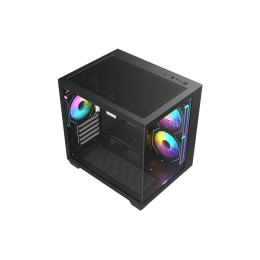 Корпус AOC CG391B 3F M-ATX/ITX 1xUSB2.0 1xUSB3.0 1xType-C 1xAudio/Mic 1x3.5