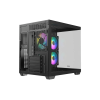 Корпус AOC CG391B 3F M-ATX/ITX 1xUSB2.0 1xUSB3.0 1xType-C 1xAudio/Mic 1x3.5" 3x2.5" Черный (поддержка материнских плат форм-фактора M-ATX (uATX/compact-MATX) размером до 244×185мм) AOC-CG391-BF3V1R0T2-G