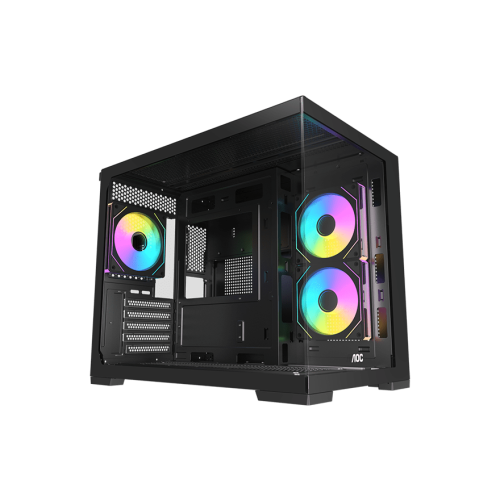 Корпус AOC CG392B 3F M-ATX/ITX 1xUSB2.0 1xUSB3.0 1xType-C 1xAudio/Mic 1x3.5" 2x2.5" Черный AOC-CG392-BF3V2R0T2-G