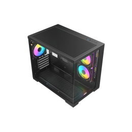 Корпус AOC CG392B 3F M-ATX/ITX 1xUSB2.0 1xUSB3.0 1xType-C 1xAudio/Mic 1x3.5