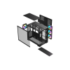 Корпус AOC CG395B 4F ATX/M-ATX/ITX 2xUSB3.0 1xType-C 1xAudio/Mic 1x3.5" 2x2.5" Черный AOC-CG395-BF4V2R0T2-G