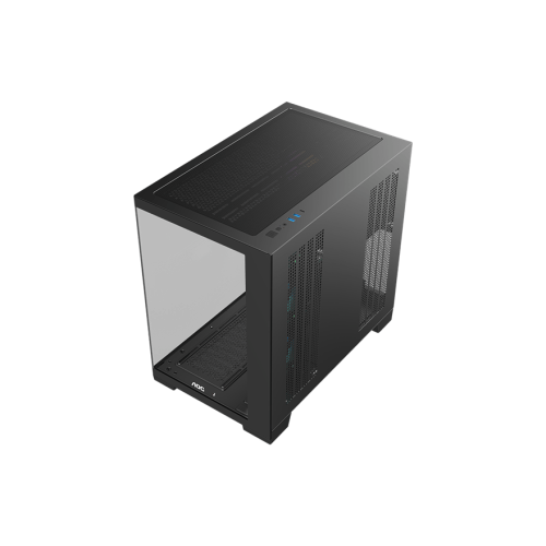 Корпус AOC CG395B 4F ATX/M-ATX/ITX 2xUSB3.0 1xType-C 1xAudio/Mic 1x3.5" 2x2.5" Черный AOC-CG395-BF4V2R0T2-G
