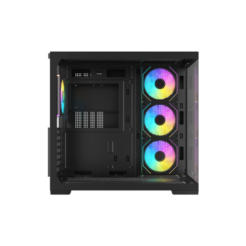 Корпус AOC CG395B 4F ATX/M-ATX/ITX 2xUSB3.0 1xType-C 1xAudio/Mic 1x3.5" 2x2.5" Черный AOC-CG395-BF4V2R0T2-G
