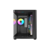 Корпус AOC CG350B 3F M-ATX/ITX 1xUSB2.0 1xUSB3.0 1xType-C 1xAudio/Mic 1x3.5" 2x2.5" Черный (поддержка материнских плат форм-фактора M-ATX (uATX/compact-MATX) размером до 244×185мм) AOC-CG350-BF3V1R0W2-G