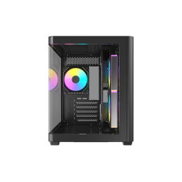 Корпус AOC CG350B 3F M-ATX/ITX 1xUSB2.0 1xUSB3.0 1xType-C 1xAudio/Mic 1x3.5
