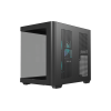 Корпус AOC CG350B 3F M-ATX/ITX 1xUSB2.0 1xUSB3.0 1xType-C 1xAudio/Mic 1x3.5" 2x2.5" Черный (поддержка материнских плат форм-фактора M-ATX (uATX/compact-MATX) размером до 244×185мм) AOC-CG350-BF3V1R0W2-G