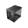 Корпус AOC CG350B 3F M-ATX/ITX 1xUSB2.0 1xUSB3.0 1xType-C 1xAudio/Mic 1x3.5" 2x2.5" Черный (поддержка материнских плат форм-фактора M-ATX (uATX/compact-MATX) размером до 244×185мм) AOC-CG350-BF3V1R0W2-G