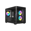 Корпус AOC CG355B 3F M-ATX/ITX 2xUSB3.0 1xType-C 1xAudio/Mic 1x3.5" 2x2.5" Черный AOC-CG355-BF3V1R0W2-G