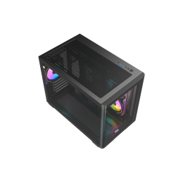 Корпус AOC CG355B 3F M-ATX/ITX 2xUSB3.0 1xType-C 1xAudio/Mic 1x3.5