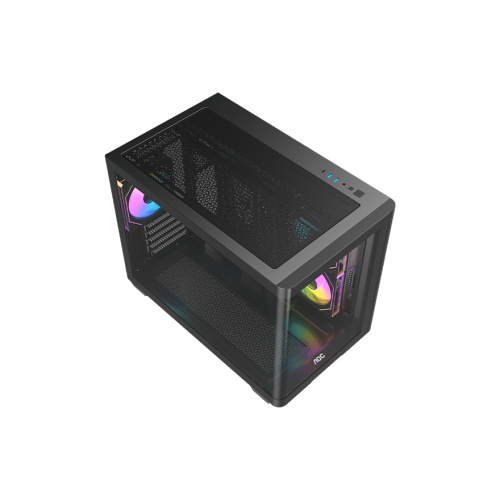 Корпус AOC CG355B 3F M-ATX/ITX 2xUSB3.0 1xType-C 1xAudio/Mic 1x3.5" 2x2.5" Черный AOC-CG355-BF3V1R0W2-G