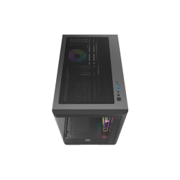 Корпус AOC CG355B 3F M-ATX/ITX 2xUSB3.0 1xType-C 1xAudio/Mic 1x3.5