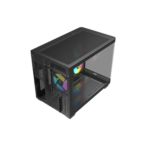 Корпус AOC CG355B 3F M-ATX/ITX 2xUSB3.0 1xType-C 1xAudio/Mic 1x3.5" 2x2.5" Черный AOC-CG355-BF3V1R0W2-G