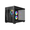 Корпус AOC CG355B 3F M-ATX/ITX 2xUSB3.0 1xType-C 1xAudio/Mic 1x3.5" 2x2.5" Черный AOC-CG355-BF3V1R0W2-G