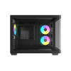 Корпус AOC CG355B 3F M-ATX/ITX 2xUSB3.0 1xType-C 1xAudio/Mic 1x3.5" 2x2.5" Черный AOC-CG355-BF3V1R0W2-G