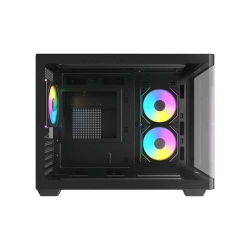 Корпус AOC CG355B 3F M-ATX/ITX 2xUSB3.0 1xType-C 1xAudio/Mic 1x3.5" 2x2.5" Черный AOC-CG355-BF3V1R0W2-G