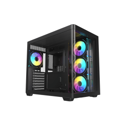 Корпус AOC CG455B 4F ATX/M-ATX/ITX 2xUSB3.0 1xType-C 1xAudio/Mic 1x3.5