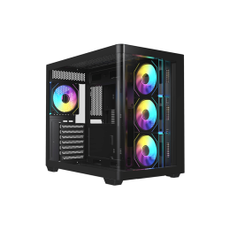 Корпус AOC CG455B 4F ATX/M-ATX/ITX 2xUSB3.0 1xType-C 1xAudio/Mic 1x3.5