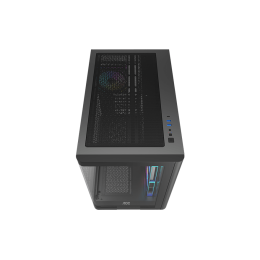 Корпус AOC CG455B 4F ATX/M-ATX/ITX 2xUSB3.0 1xType-C 1xAudio/Mic 1x3.5