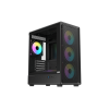 Корпус AOC CG450B 4F M-ATX/ITX 1xUSB2.0 1xUSB3.0 1xType-C 1xAudio/Mic 1x3.5" 2x2.5" Черный AOC-CG450-BF4V1R0UD-G