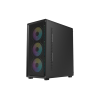 Корпус AOC CG450B 4F M-ATX/ITX 1xUSB2.0 1xUSB3.0 1xType-C 1xAudio/Mic 1x3.5" 2x2.5" Черный AOC-CG450-BF4V1R0UD-G