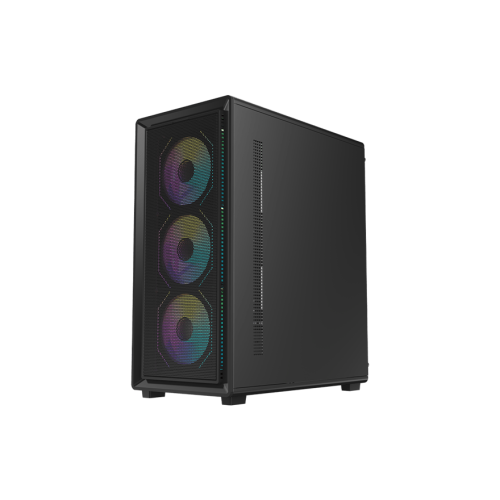 Корпус AOC CG450B 4F M-ATX/ITX 1xUSB2.0 1xUSB3.0 1xType-C 1xAudio/Mic 1x3.5" 2x2.5" Черный AOC-CG450-BF4V1R0UD-G